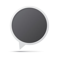 3D bubble talk frame. Design element , Illustrator EPS10
