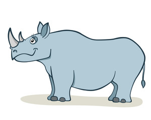 Cartoon Rhino