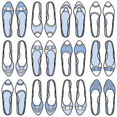 Seamless hoes pattern