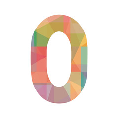 A colorful number zero