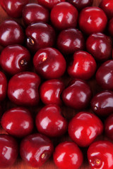 Cherry berries close-up