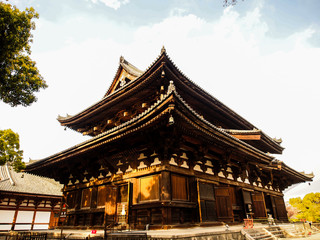 Obraz na płótnie Canvas Piękny pawilon Toji Temple, Kyoto, Japonia