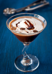 Сocktail coffee ice cream