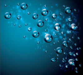 Water Bubbles Background