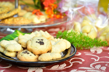 Cookies on a dish