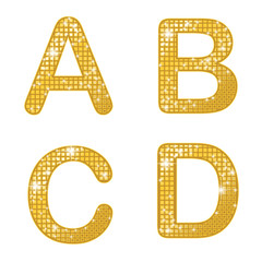 Glittering ABCD