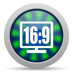 16 9 display icon