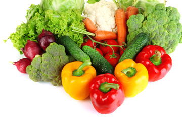 Fototapeta na wymiar Fresh vegetables close up