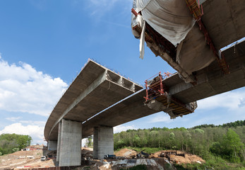 Construction of the bridge