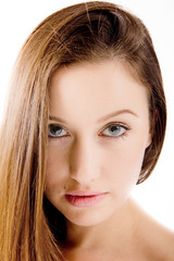 Fototapeta premium Portrait Of Beautiful Young Woman