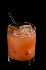Ruby red grape fruit juice