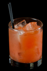 Ruby red grape fruit juice