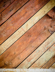 Diagonal Wood Planks