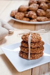 Diet and healthy muesli cookies