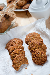 Diet and healthy muesli cookies