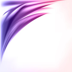 Abstract colored wave on background