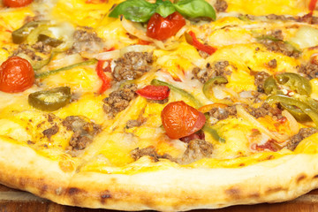 Pizza. Mexican Style Pizza.