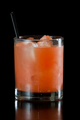 Ruby red grape fruit juice