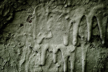 Background covered with damp patches from concrete