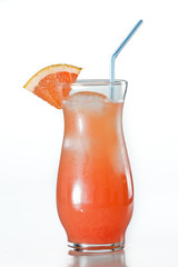 Ruby red grape fruit juice