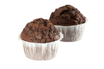 Two Chocolate Muffins
