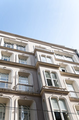 Obraz premium Historical Stone Apartment building center of istanbul,taksim