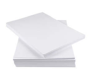 Stack of a4 size white paper sheet