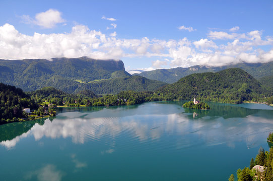 Bleder See in Slowenien