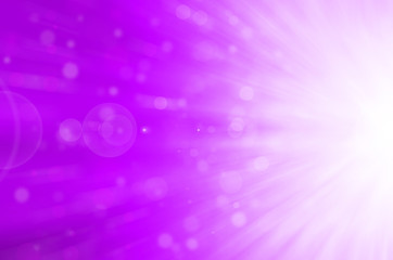 Abstract purple light with circles background.