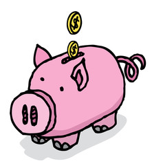 Piggy bank savings