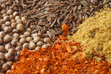 various spices