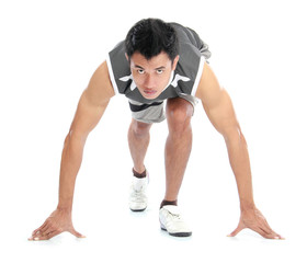 Young athlete man