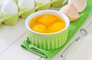 raw eggs