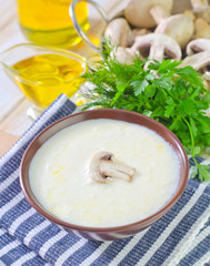 soup from mushroom