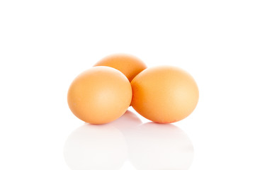 eggs isolatedon white background