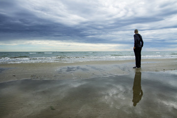 Man on the beach