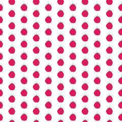 seamless raspberry pattern