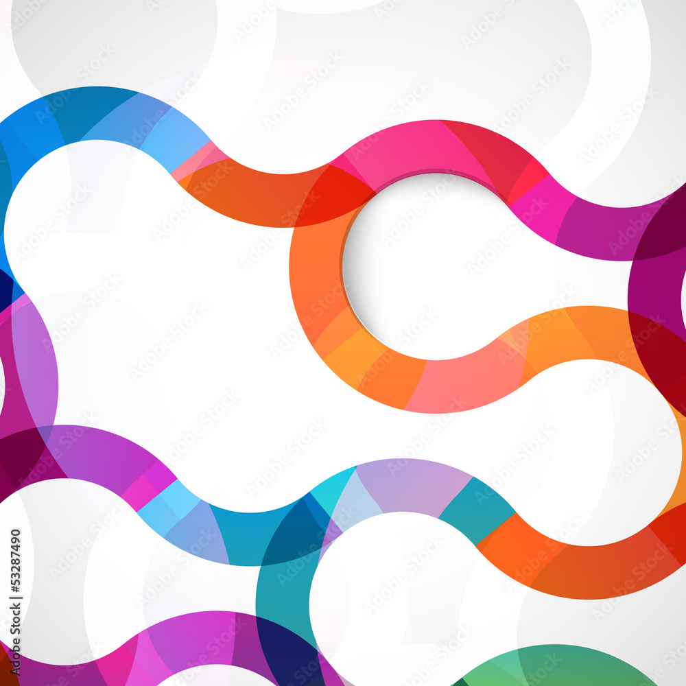 Poster Abstract background with design elements.