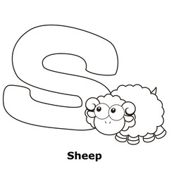 Coloring Alphabet for Kids,S