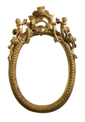 Antico specchio ovale