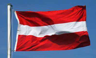 Fototapeta na wymiar Flaga Austrii