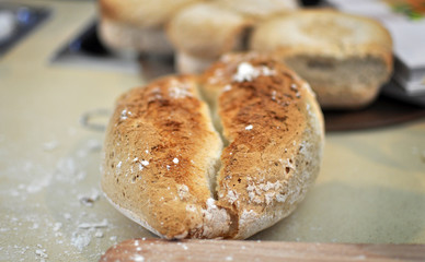 Pagnotta di pane appena sfornato