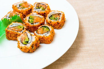 sushi traditional japanese food