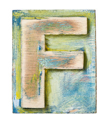 Wooden alphabet © donatas1205