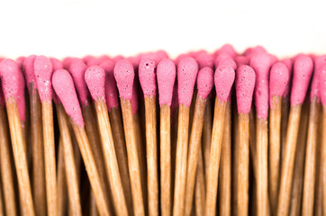Close-up of a red matches