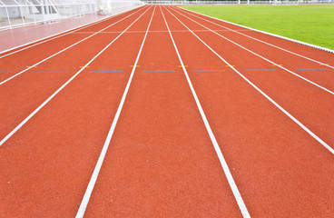 running track lines