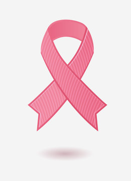 pink ribbons for breast cancer awareness