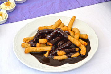 Crepes with chocolate