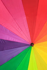 Multicolored umbrella