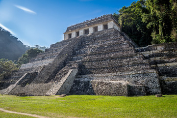 Fototapeta na wymiar Palenque Temple 1